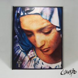 Pieta Wood Block Wall Art