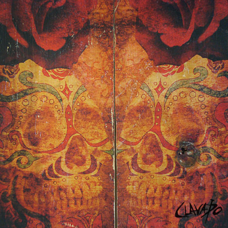 Rose Skull wall hanging Zoom-cropped